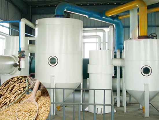 Línea de procesamiento de extracción y pretratamiento de salvado de arroz