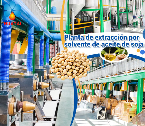 Planta de extracción por solvente de aceite de soja